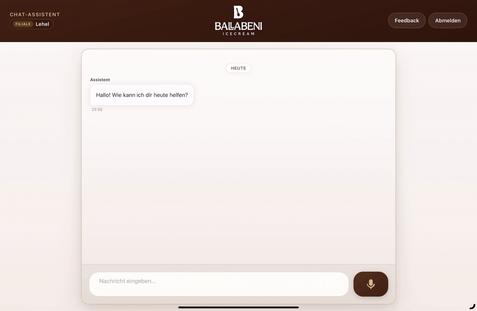 Ballabeni Chat Assistant
